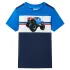 Tricou pentru copii, albastru și bleumarin, 116 GartenMobel Dekor
