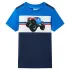 Tricou pentru copii, albastru și bleumarin, 116 GartenMobel Dekor