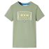 Tricou pentru copii, kaki deschis, 128 GartenMobel Dekor