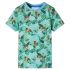 Tricou pentru copii, verde deschis melanj, 140 GartenMobel Dekor
