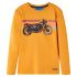Tricou pentru copii cu mâneci lungi, ocru, 128 GartenMobel Dekor