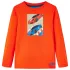 Tricou copii mâneci lungi, portocaliu aprins 104 GartenMobel Dekor