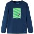 Tricou de copii cu mâneci lungi bleumarin 92 GartenMobel Dekor