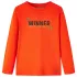 Tricou de copii cu mâneci lungi portocaliu aprins 104 GartenMobel Dekor