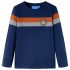 Tricou pentru copii cu mâneci lungi, bleumarin, 104 GartenMobel Dekor