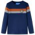 Tricou pentru copii cu mâneci lungi, bleumarin, 104 GartenMobel Dekor