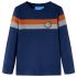 Tricou pentru copii cu mâneci lungi, bleumarin, 104 GartenMobel Dekor