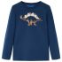 Tricou pentru copii cu mâneci lungi roșu închis 116 GartenMobel Dekor