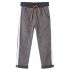 Pantaloni de trening pentru copii, gri închis melanj, 140 GartenMobel Dekor