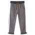 Pantaloni de trening pentru copii, gri închis melanj, 140 GartenMobel Dekor