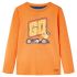 Tricou copii mâneci lungi, portocaliu închis 116 GartenMobel Dekor