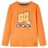 Tricou copii mâneci lungi, portocaliu închis 116 GartenMobel Dekor