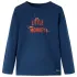 Tricou de copii cu mâneci lungi, bleumarin, 104 GartenMobel Dekor