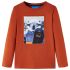 Tricou pentru copii cu mâneci lungi, ruginiu deschis, 116 GartenMobel Dekor