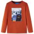 Tricou pentru copii cu mâneci lungi, ruginiu deschis, 116 GartenMobel Dekor