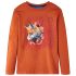 Tricou de copii cu mâneci lungi ruginiu deschis, 128 GartenMobel Dekor