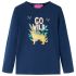 Tricou pentru copii cu mâneci lungi, bleumarin, 104 GartenMobel Dekor