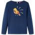 Tricou cu mâneci lungi pentru copii bleumarin, 92 GartenMobel Dekor