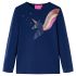Tricou pentru copii cu mâneci lungi, roz aprins, 104 GartenMobel Dekor