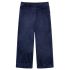 Pantaloni de copii din catifea, albastru închis, 128 GartenMobel Dekor