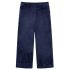 Pantaloni de copii din catifea, albastru închis, 128 GartenMobel Dekor