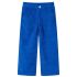 Pantaloni pentru copii, velur, albastru cobalt 128 GartenMobel Dekor