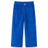 Pantaloni pentru copii, velur, albastru cobalt 128 GartenMobel Dekor
