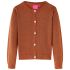 Cardigan tricotat pentru copii, coniac, 92 GartenMobel Dekor