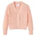 Cardigan copii tricotat mixt roz 116 GartenMobel Dekor