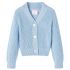 Cardigan pentru copii tricotat, albastru, 116 GartenMobel Dekor
