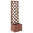Jardiniere cu spalier, 2 buc., gri, 65x33x135 cm, WPC GartenMobel Dekor