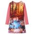 Rochie cu mâneci lungi pentru copii, bleumarin, 140 GartenMobel Dekor