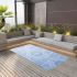 Covor de exterior, ARAKIL gri deschis, 120x180 cm, PP GartenMobel Dekor