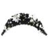 Arcadă de Crăciun cu lumini LED, negru, 90 cm, PVC GartenMobel Dekor
