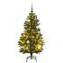 Brad Crăciun artificial articulat cu 150 LED-uri/globuri 120 cm GartenMobel Dekor