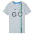 Tricou pentru copii cu mâneci scurte, ecru, 116 GartenMobel Dekor
