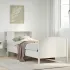 Pat cu bibliotecă fără saltea, 75x190 cm, lemn masiv de pin GartenMobel Dekor