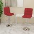 Scaune de bar, 2 buc., maro, material textil GartenMobel Dekor