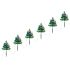 Brazi de Crăciun de alee, 6 buc., LED-uri multicolore 45 cm PVC GartenMobel Dekor