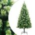 Brad de Crăciun artificial cu suport și balamale, 150 cm GartenMobel Dekor
