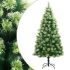 Brad de Crăciun artificial cu suport și balamale, 150 cm GartenMobel Dekor