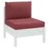 Perne de paleți, 2 buc., melanj bej, material textil GartenMobel Dekor