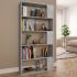 Bibliotecă/Separator cameră negru, 80x24x159 cm, lemn prelucrat GartenMobel Dekor