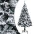 Pom de Crăciun artificial cu zăpadă, verde, 240 cm, PVC GartenMobel Dekor