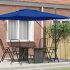 Umbrela Cantilever Roma Bej 286x285x265 cm din aluminiu GartenMobel Dekor