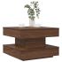 Măsuță cafea rotativă 360 grade, sonoma gri 50x50x34,5 cm GartenMobel Dekor