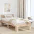 Cadru de pat cu headboard Maro 100 x 200 cm Lemn de brad solid GartenMobel Dekor