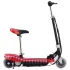 Trotinetă electrică cu șa și LED-uri, roșu, 120 W GartenMobel Dekor
