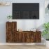 Set dulap TV, 2 piese, alb, lemn prelucrat GartenMobel Dekor