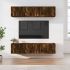 Set dulapuri TV, 6 piese, gri sonoma, lemn prelucrat GartenMobel Dekor